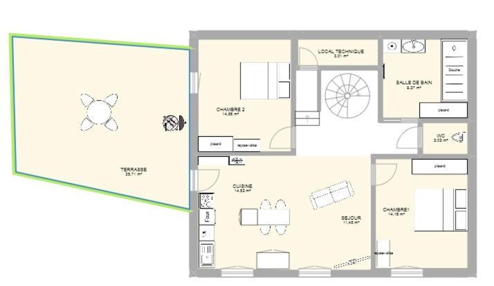 Les Tuileries De Lencieux Apartment Жигондас Екстериор снимка
